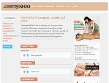 Tablet Screenshot of massage123.at